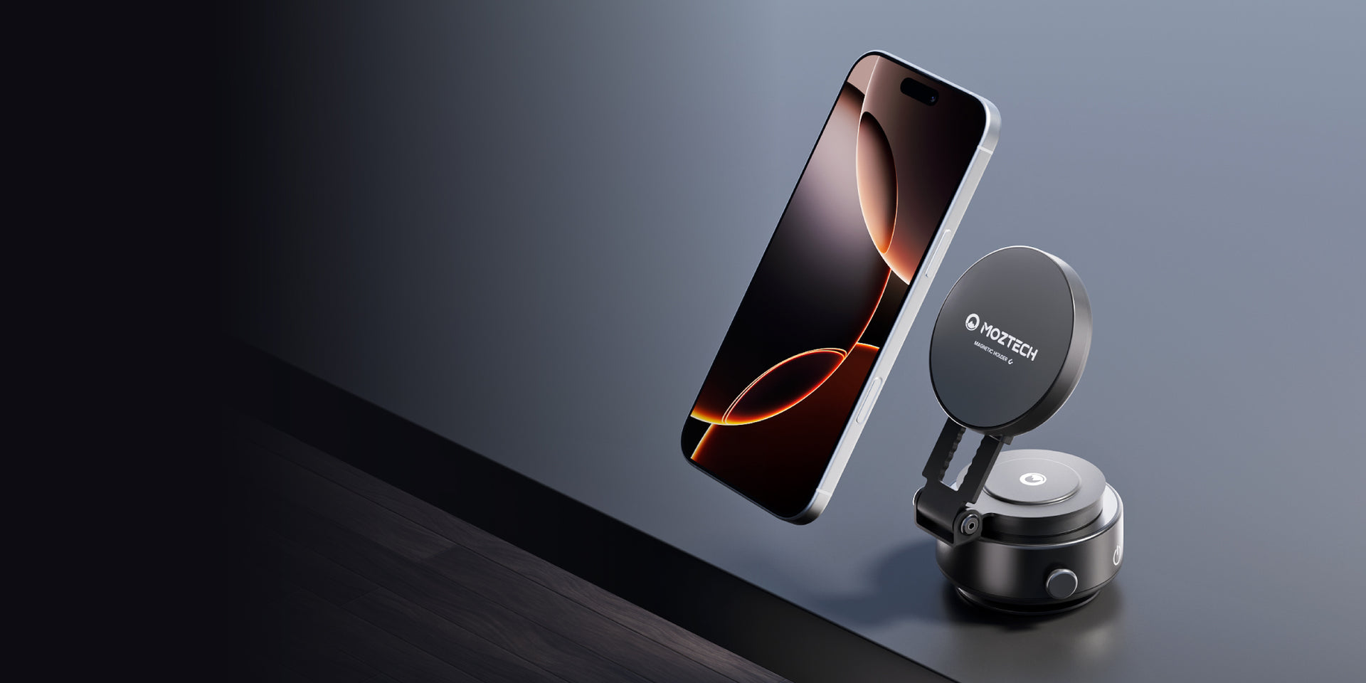 Vacuum Suction Phone Holder