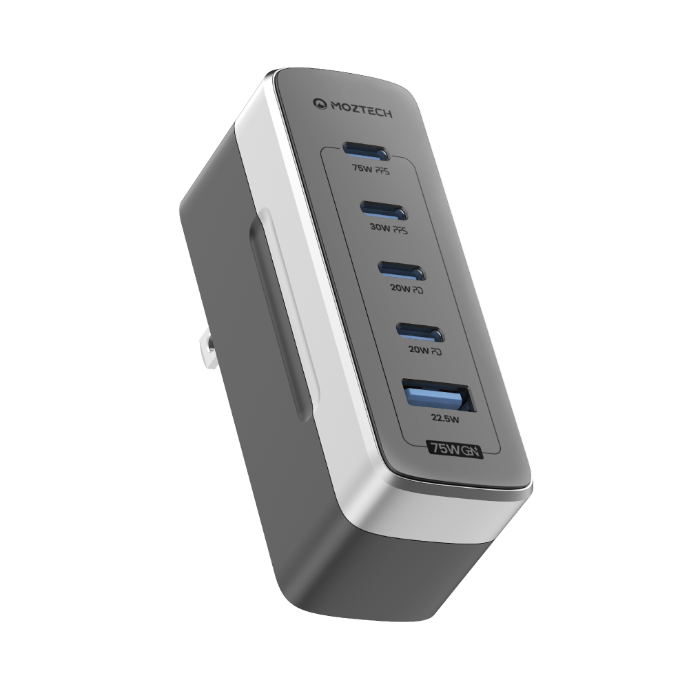 Slimo 75W Ultra-Slim GaN Charger