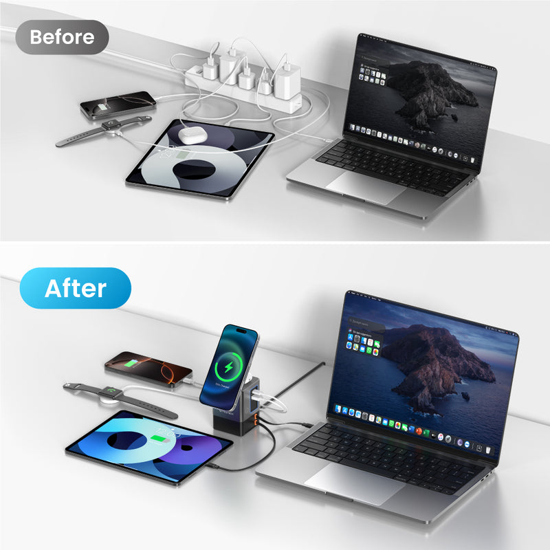 Hidden Cables, [Cleaner Desk]