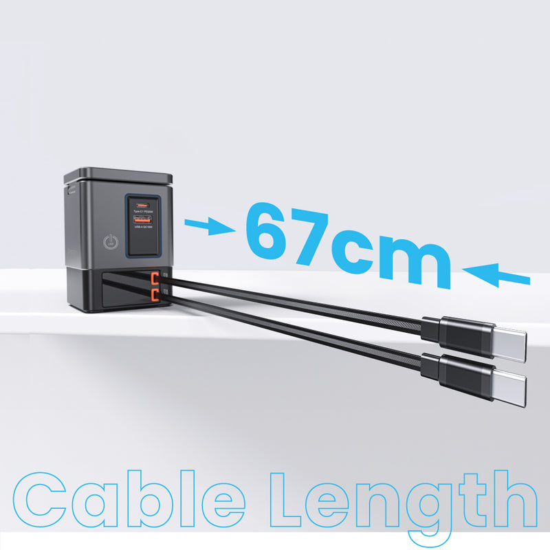 Built-In [67 cm] Retractable Cable