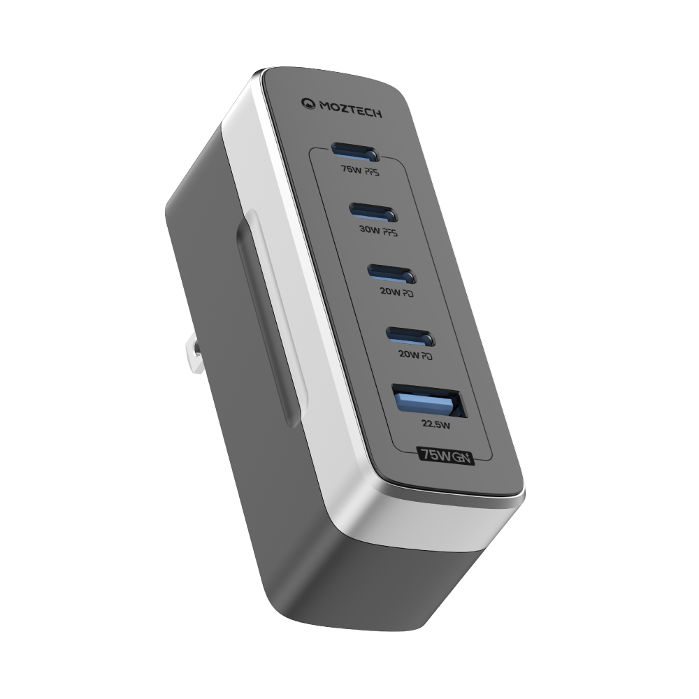 MOZTECH Slimo 75W Ultra-Slim GaN Charger